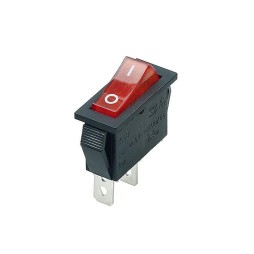 Switch light color red led KCD3 rectangular 250V ON / OFF