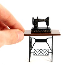 Handmade Singer sewing machine for nativity scenes and dioramas