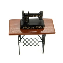 Handmade Singer sewing machine for nativity scenes and dioramas